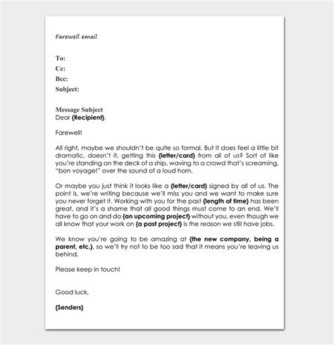 22 Best Farewell Letter Samples And Writing Tips