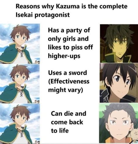 Kazuma Is The Best Isekai Anime Access アニメ アクセス