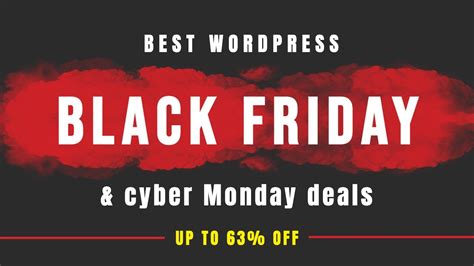 Best Black Friday And Cyber Monday Deals For Wordpress 2021 Youtube