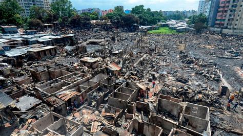 Bangladesh Slum Fire Leaves 10000 People Homeless Pix11