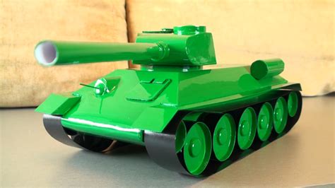 Бумажная модель танка Т 34 85 своими руками