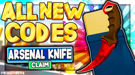 Love playing this game to the max through the use of our offered valid codes! ALL *SECRET KNIFES* CODES in ARSENAL (ROBLOX CODES) KNIFE ...