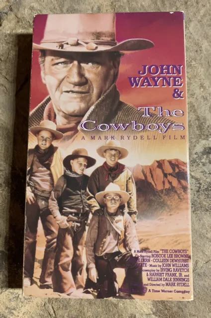The Cowboys Starring John Wayne Vhs Tape 1000 Picclick
