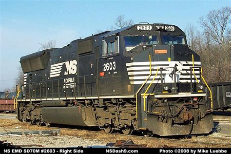 Ns Locomotive Detail Photos Emd Sd70m 2603