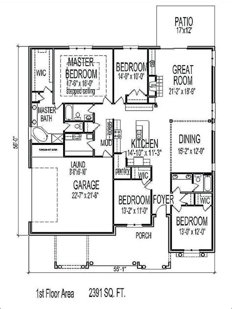 Exploring 2500 Sq Ft Single Story House Plans House Plans