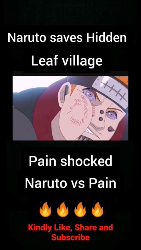 Naruto Saved Hidden Leaf Village Naruto Vs Pain Amazing Battle