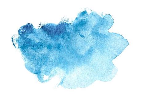 Abstract Blue Watercolor Painted Background Stock Photo Watercolor