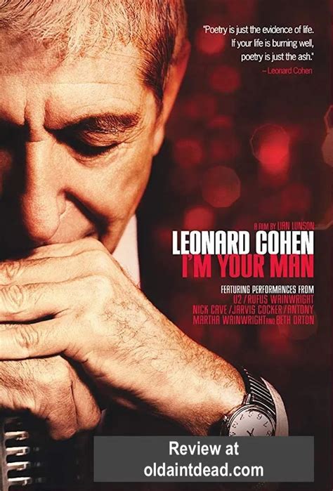 review leonard cohen i m your man old ain t dead leonard cohen leonard your man