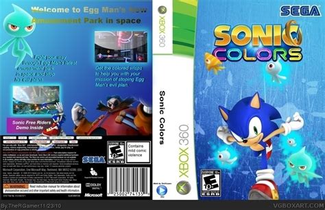 Sonic Colors Xbox 360 Box Art Cover By Thergamer