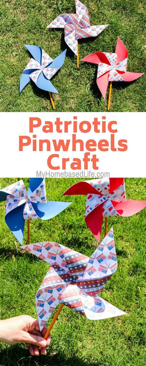 With These Patriotic Pinwheels Craft For Kids Your Kids Can Be