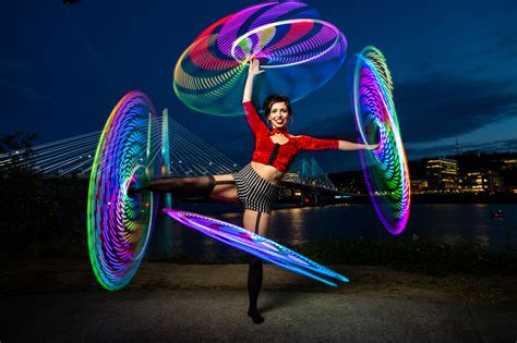 Led Hula Hoop Troupe Pdxwlf