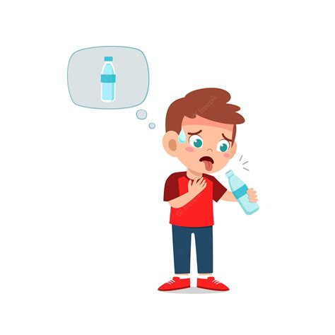 Thirsty Boy Clipart Images