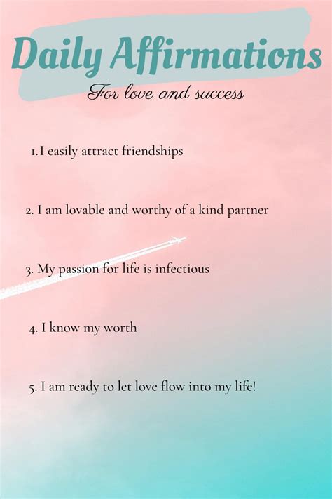 5 Daily Affirmations To Attract Love And Success In 2021 Affirmations
