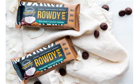 Rowdy Prebiotic Foods All Natural Energy Bars 2018 07 31 Snack Food