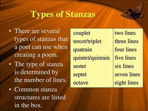 How do stanzas organize poems? PPT - Unit 3: Poetry PowerPoint Presentation, free download - ID:6507878
