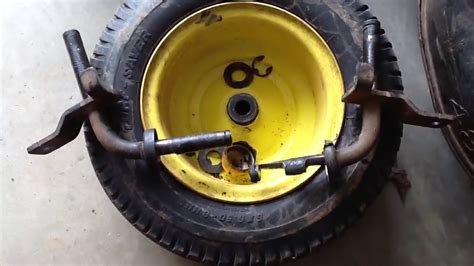 John Deer La130 Front Wheel Spindle Replacement Youtube