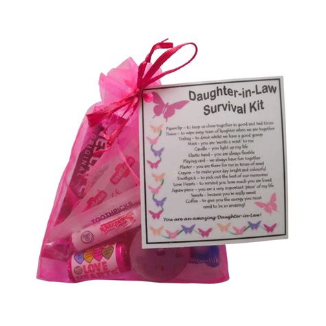 Maybe you would like to learn more about one of these? Daughter-in-Law Survival Kit Gift - Great present for ...