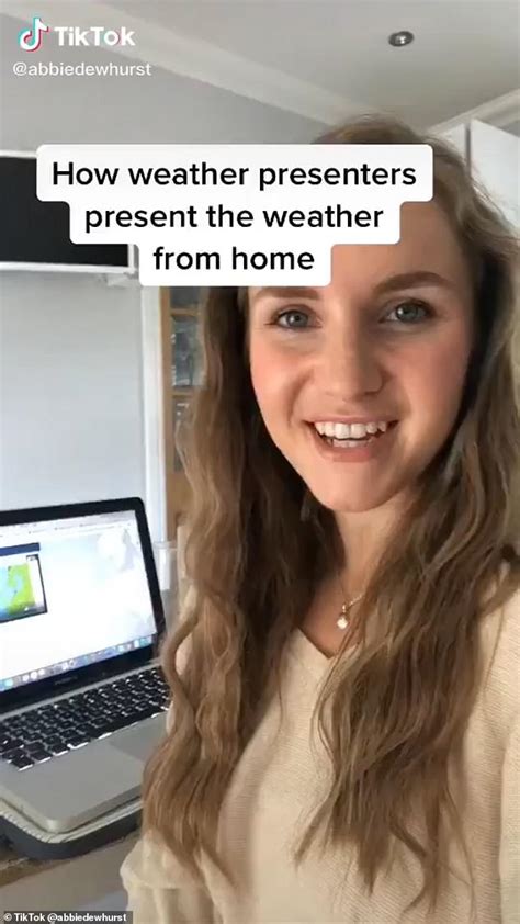 Bbc Weather Girl Shares Fascinating Tiktok Video Revealing How She Presents A Forecast From Home