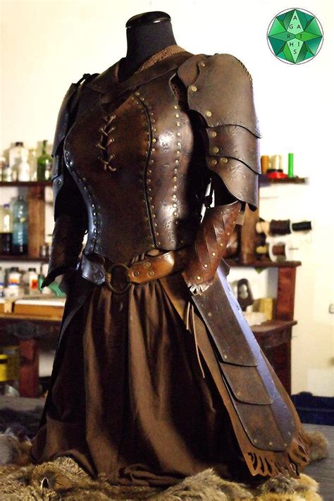Female Armorcorset Cybele Full Set Larp Armor Original Cosplay Costume