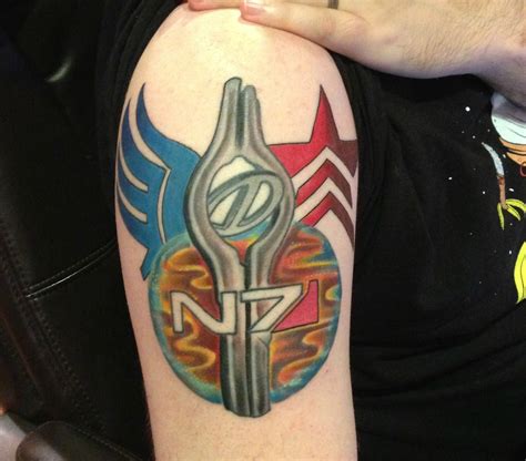 Mass Effect Tattoo Paragade Masseffect