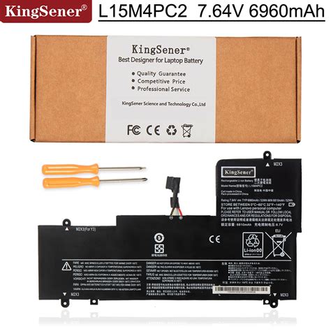 Kingsener L15m4pc2 L15l4pc2 Laptop Battery For Lenovo Yoga 710 14isk