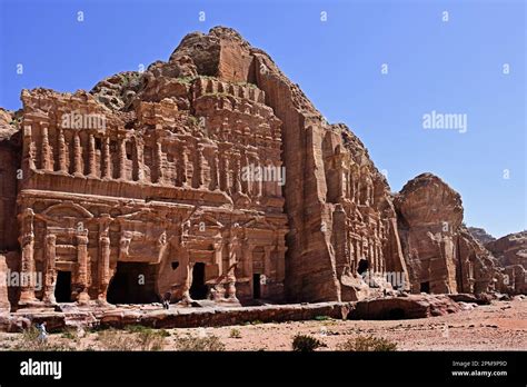 Palace Tomb Corinthian Tomb Petra City Nabataean Caravan City Rock