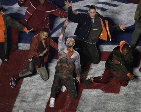 Justin Timberlake Takes The Stage For Super Bowl Lii Halftime Show