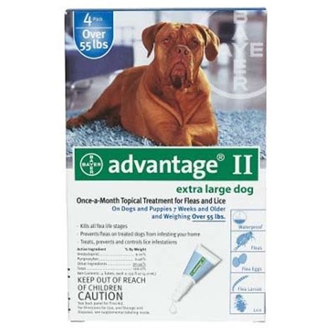 Advantage Flea Control Dogs Over 55lbs 4 Month Supply