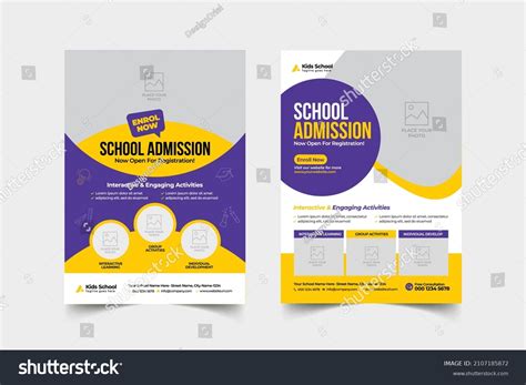 41411 School Brochure Cover Images Stock Photos And Vectors Shutterstock