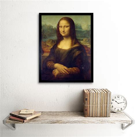 Da Vinci Mona Lisa 12x16 Inch Framed Art Print Ebay