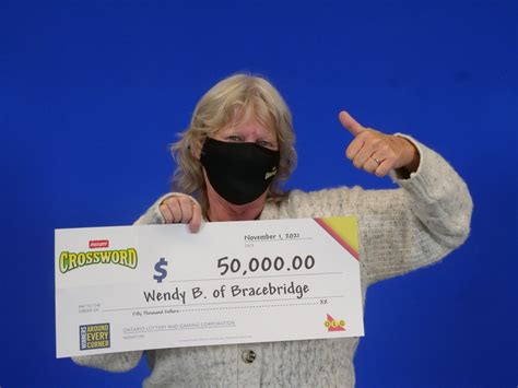 Bracebridge Resident Wins 50000 With Instant Crossword