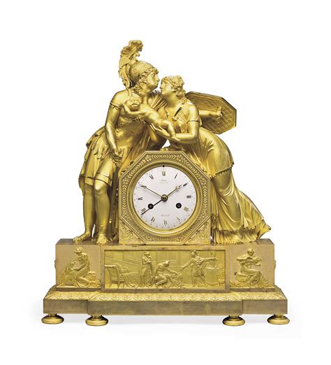 Date Unspecified An Empire Ormolu Striking Mantel Clock Early 19th