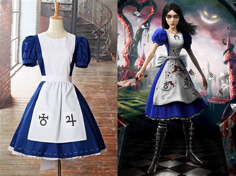 Alice Madness Returns Game Cosplay Alice Outfit Etsy