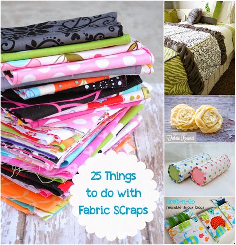 Things To Do With Fabric Scraps Diy Craft Projects