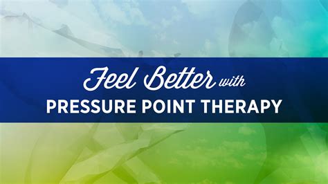 Feel Better With Pressure Point Therapy Twin Cities Pbs