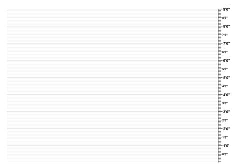 Blank Height Chart By Foxlee On Deviantart