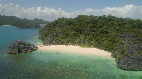 Seascape Of Caramoan Islands Camarines Sur Philippines Stock Image Image Of Sand Asia