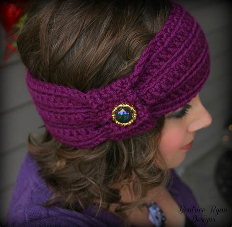 Wintertide Headband Free Crochet Pattern Beatrice