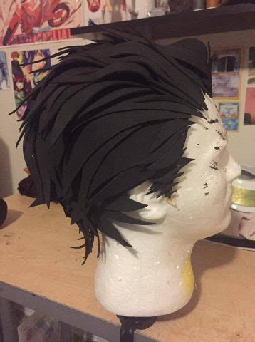 Depending on how you are going to add the highlights either fully color in the hair or leave the highlight area white. How to Make a Foam Wig « Adafruit Industries - Makers ...