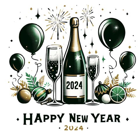 Download Happy New Year Graphics 2024 Celebration Design New Years Eve