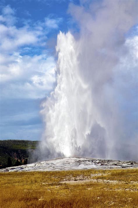 Old Faithful Geyser Photograph By Mitch Cat