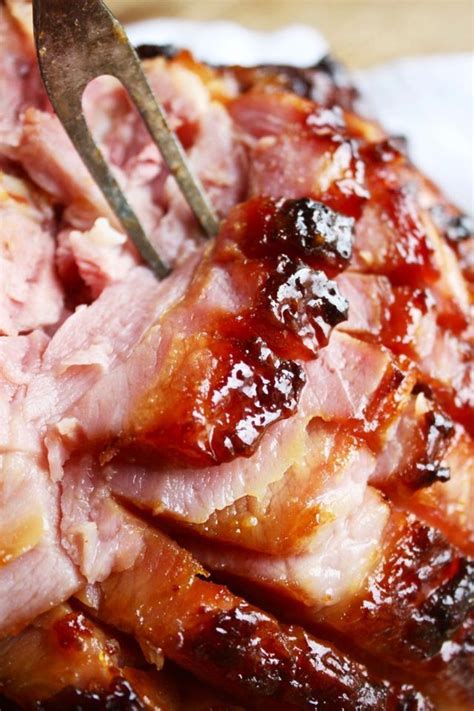 Bourbon Brown Sugar Glazed Ham Recipe Ham Glaze Ham