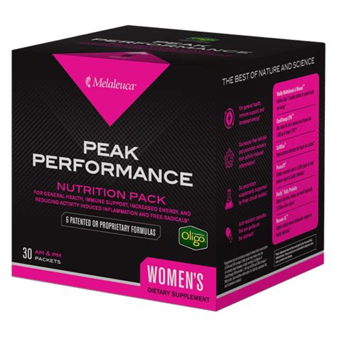 Peak Performance Nutrition Pack Women