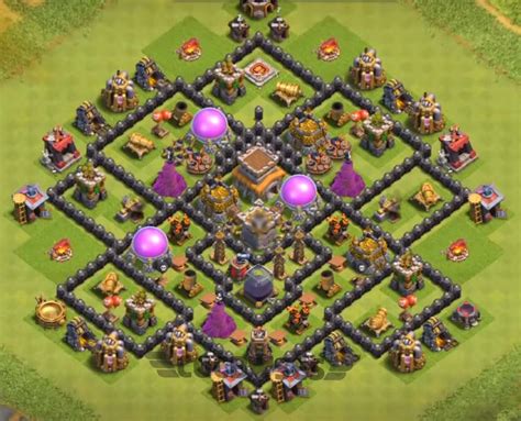 Town Hall 8 Hybrid Bases 2017new Anti Everything Mjs Clash Of Clans