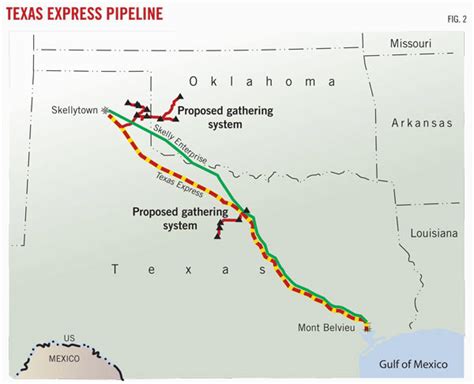 Texas Express Pipeline Map Secretmuseum