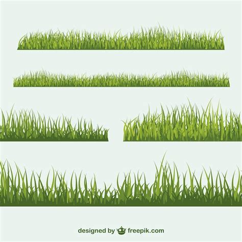 Grass Collection Free Vector