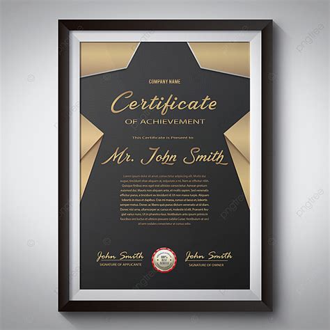 Certificate Of Appreciation Golden Ammunition Or Diploma Template With
