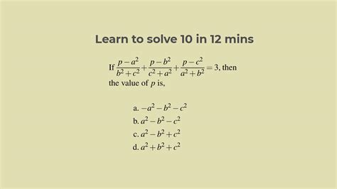 learn to solve hard algebra questions ssc cgl set 64 suresolv