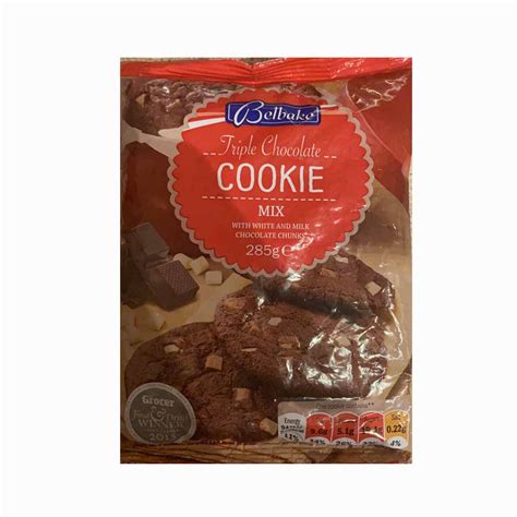 Belbake Triple Chocolate Cookie Mix 285g Britannialk