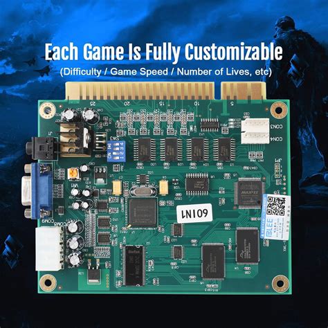 60 In 1 Multicade Pcb Board Cgavga Output For Jamma Classic Arcade